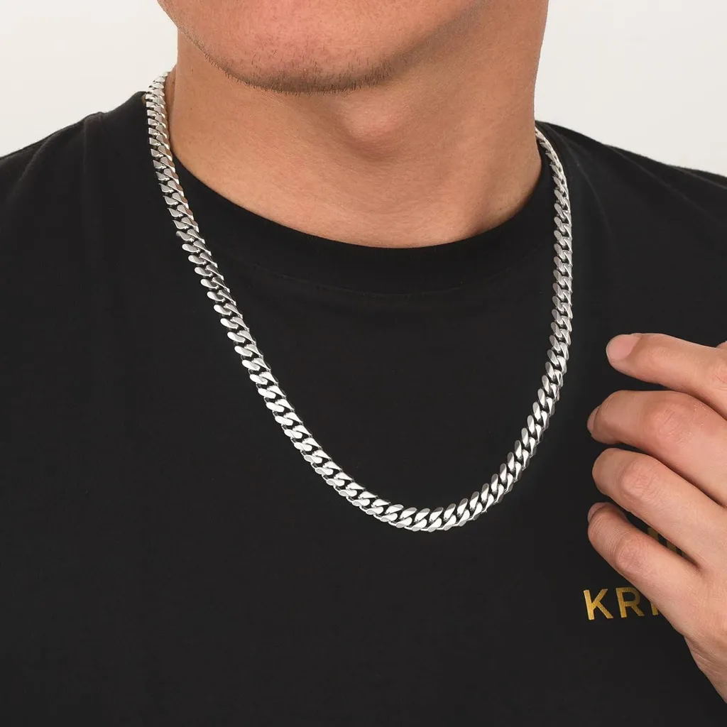 6.0mm Franco Snake Chain Necklace and Bracelet Set in Solid Stainless Steel and Black Ion-Plate - 24&quot