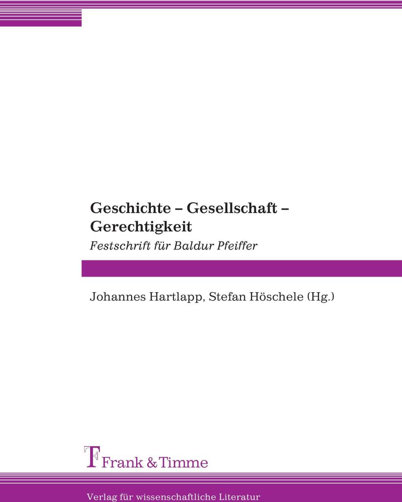 Geschichte - Gesellschaft - Gerechtigkeit