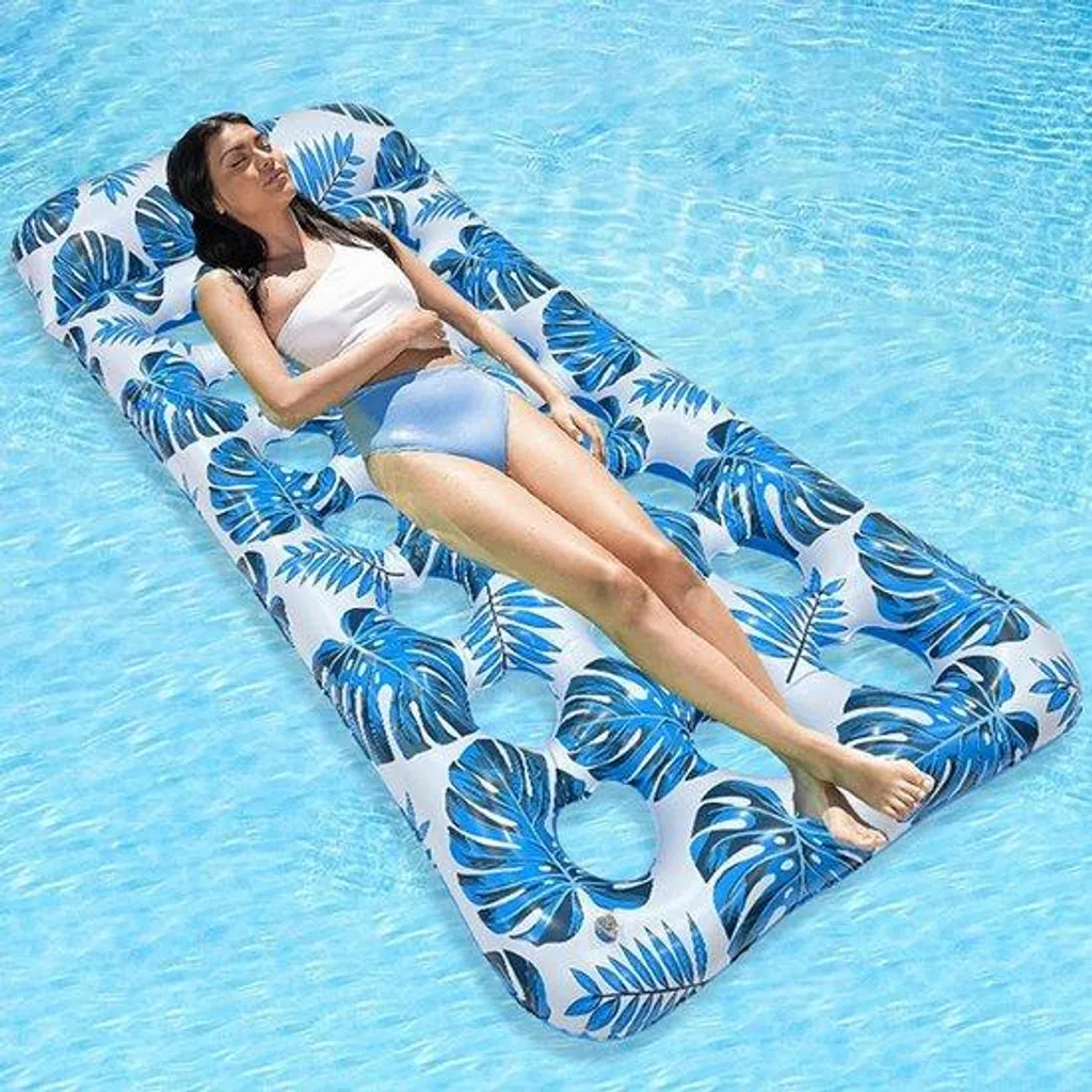 Lit gonflable et matelas flottant pour piscine - Accessoire 180x85cm