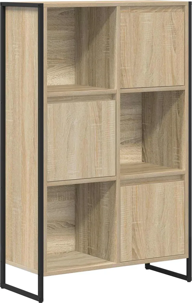 SYFAX™ Armadio per Libri Sonoma 68x30x108.5 cm Legno Multistrato Shop