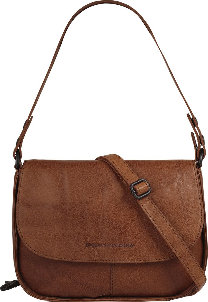 Spikes & Sparrow Umhängetasche Damen 022110 cognac