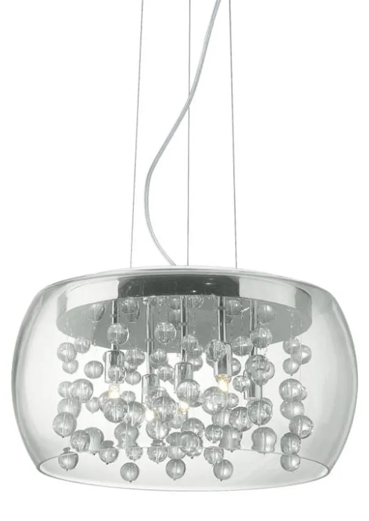 Suspension transparente AUDI-80 idéale pour éclairer une grande table