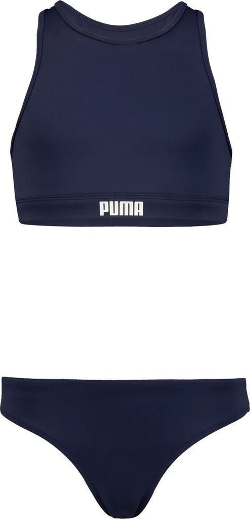 PUMA SWIM GIRLS RACERBACK BIKINI SE navy 152