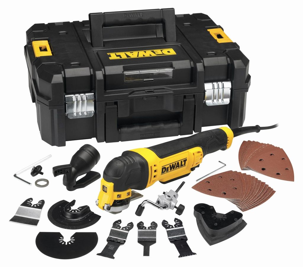 Dewalt DWE315KT-QS - Oszillierendes Multitool mit 300 W Produktbild 