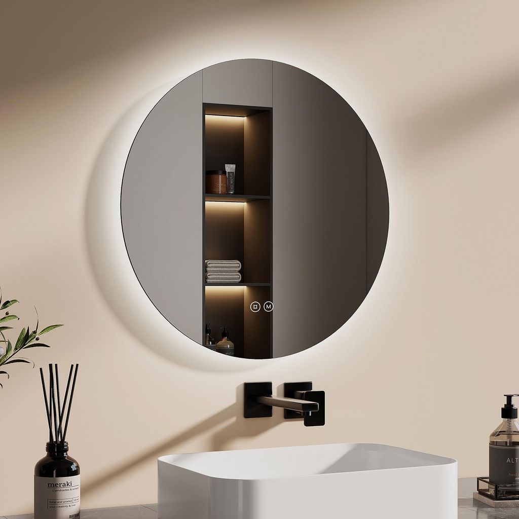 EMKE Specchio da bagno a LED Specchio da bagno con Immagine del prodotto 