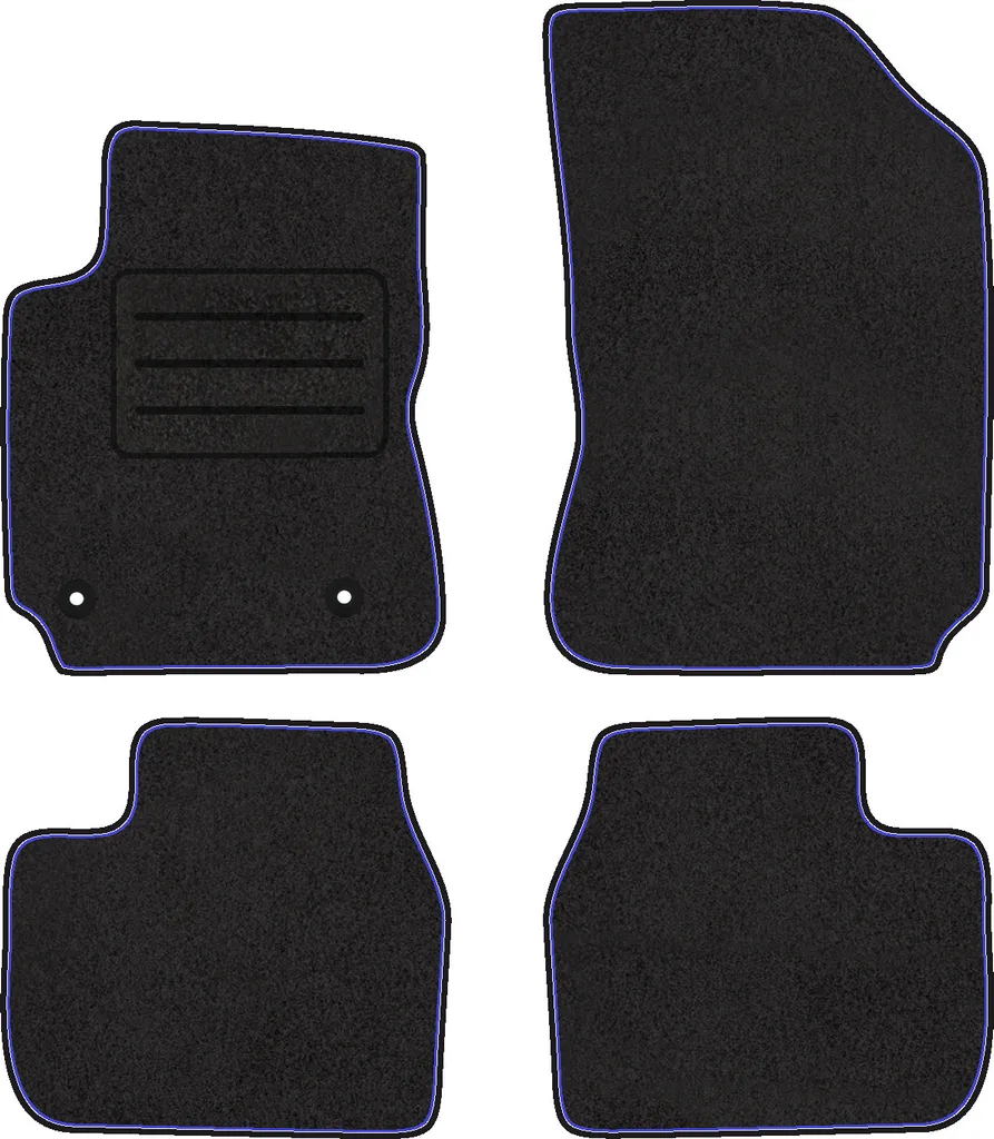 Interni Citroen C4 Cactus: Tappetini in Velluto Nero Nuovo Set 4pz