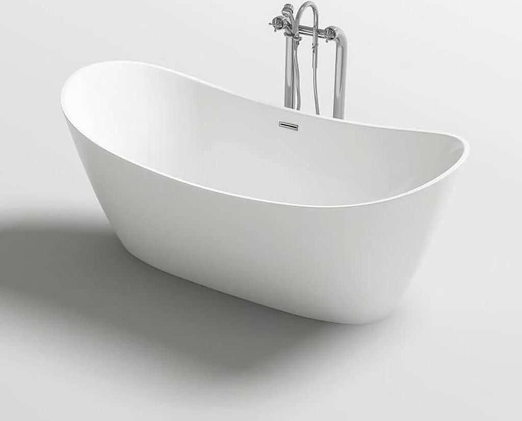 Freistehende Badewanne Ovalo 170 x 80 x 72 cm Produktbild 7