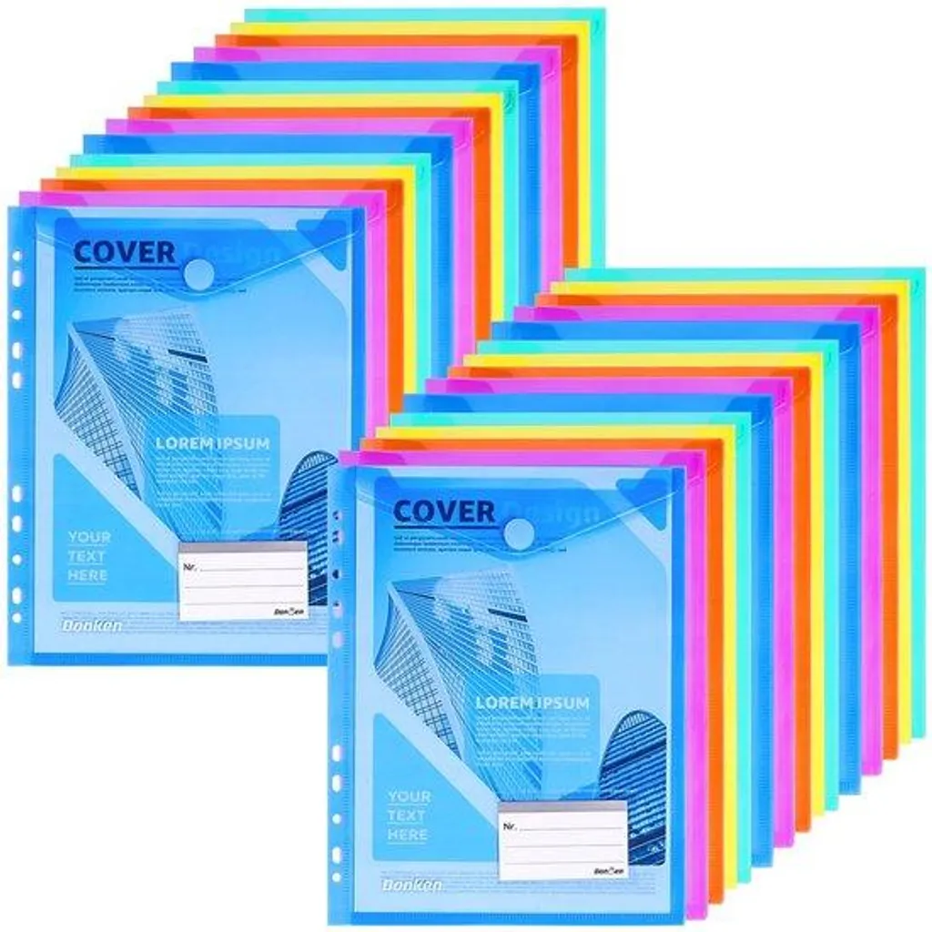 Évitez la perte de documents avec ces pochettes A4 velcro et étanches