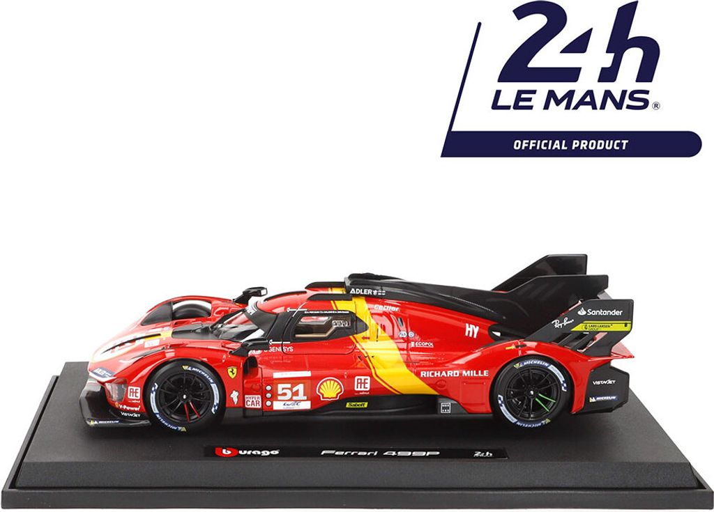 Bburago Ferrari 499p Lmh #51 1:18 Auto    One Size Produktbild 5
