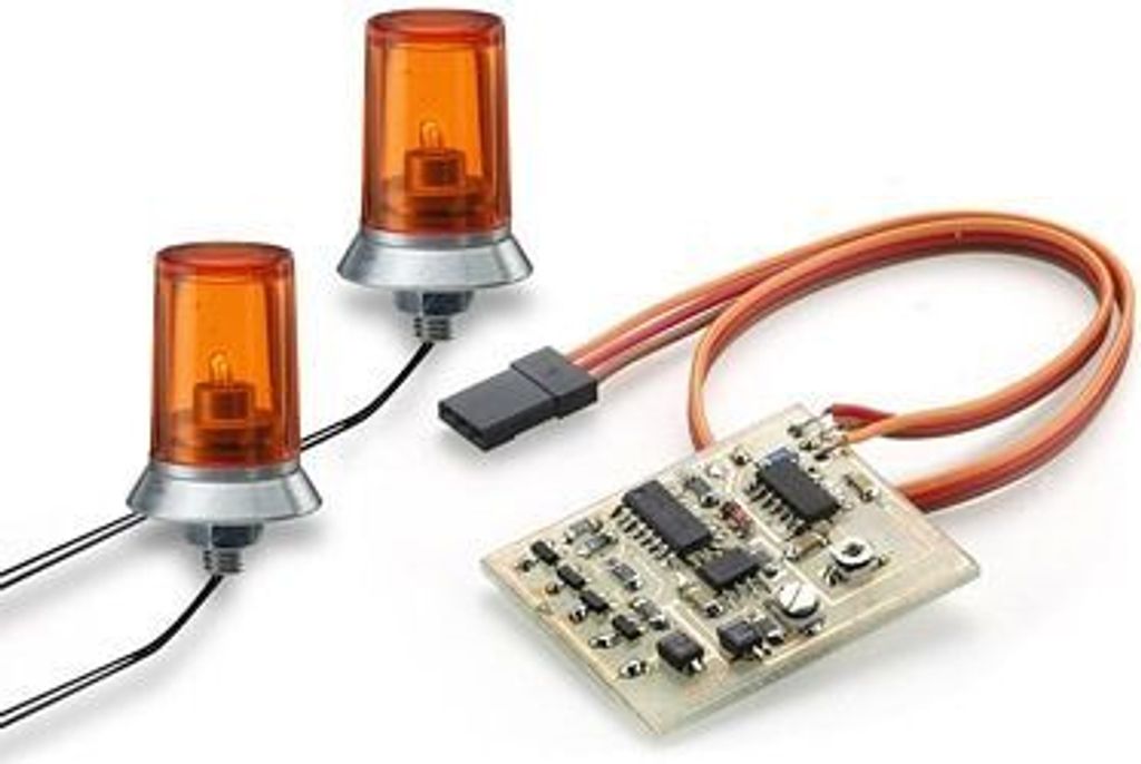 Rundumlicht 24x15mm Orange m.Elektr. (2)