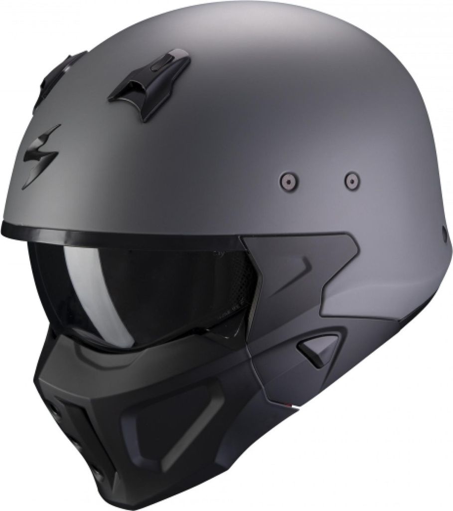 Moto přilba SCORPION COVERT-X solid matná cementově šedá XL Obrázek produktu 