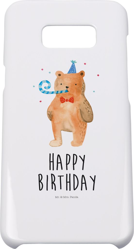 Mr. & Mrs. Panda Samsung Galaxy S8 plus Handyhülle Bär Geburtstag - Weiß - Geschenk, Handy Case, Hülle, Glückwunsch, Cover, Teddy, Alles Gute,...