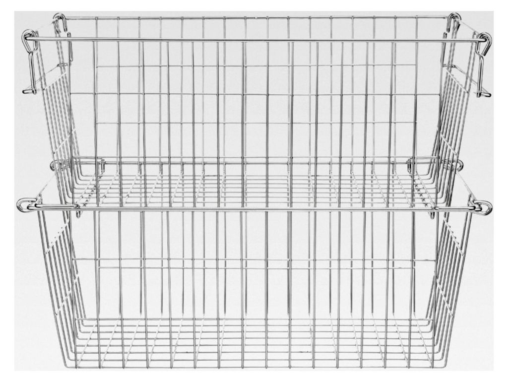 Organizer-Behälter für den Gefrierschrank, Gefrierkorb, Drahtaufbewahrungskörbe für Küche, Zuhause, Speisekammer, Snacks, Gemüse, Kartoffeln,...