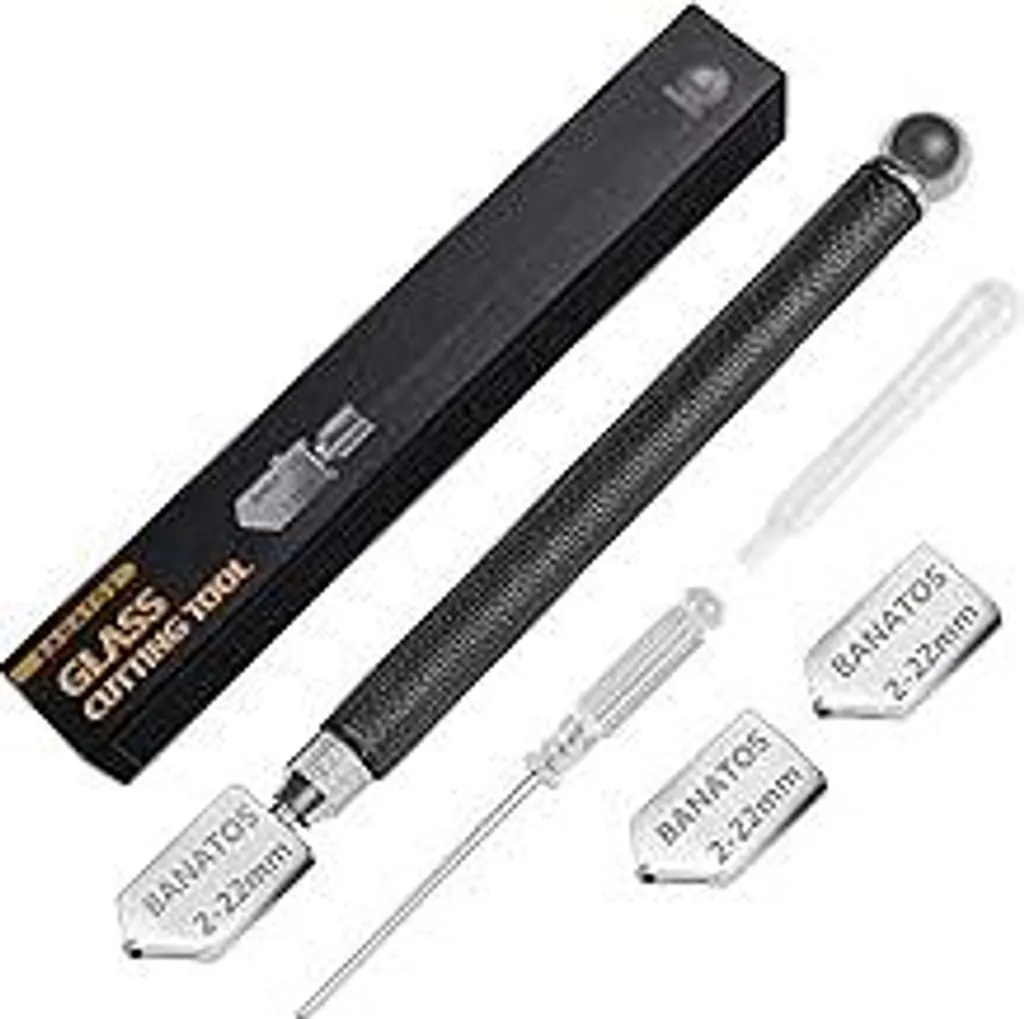 Tagliapiastrelle Manuale 2-22mm | Tagliavetro con Punte in Metallo Duro
