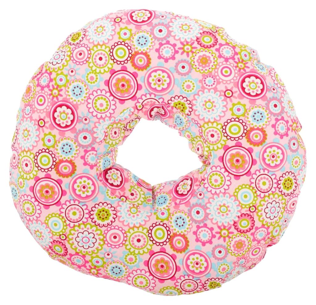 Donut-Ohrkissen mit atmungsaktivem Ohrloch – ergonomisches Schlafkissen für Seitenschläfer aus strapazierfähigem Material, kompakt und vielsei...