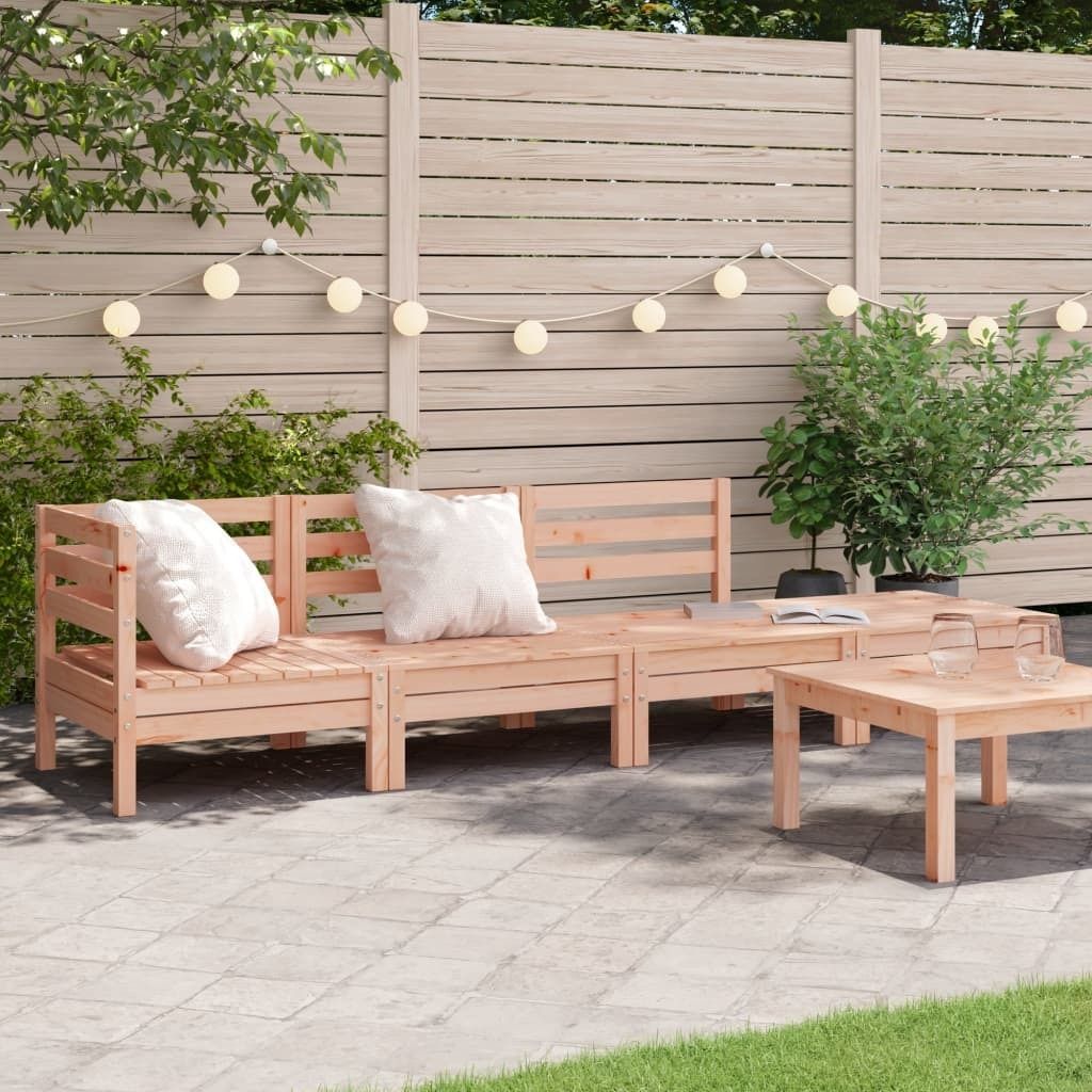 Gartensofa 4-Sitzer Massivholz Douglasie 838052 Produktbild 