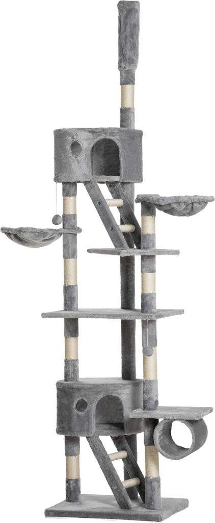 Drapak dla kota PawHut, wysokość sufitu 240-260 cm, drapak Zdjęcie produktu 