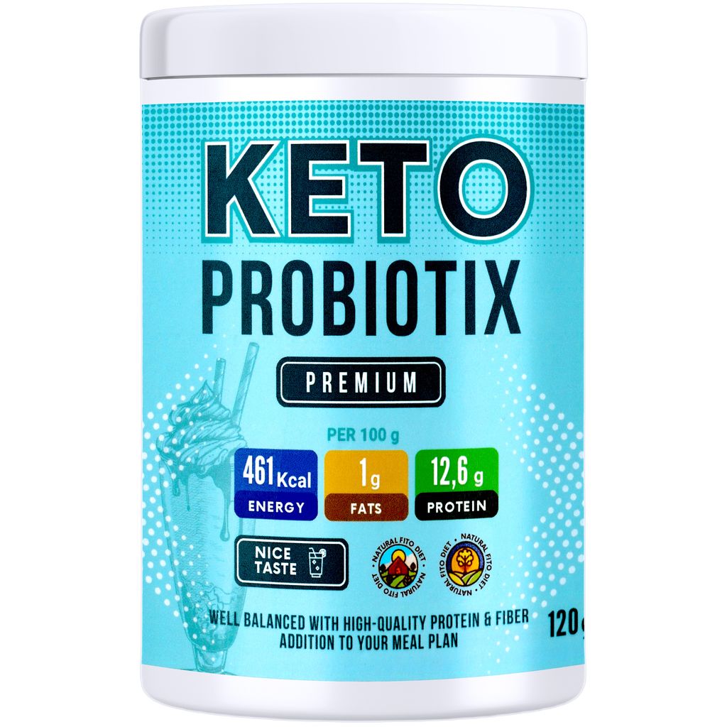 Keto Probiotix Pulver Diät Protein Gewichtsreduktion Produktbild 