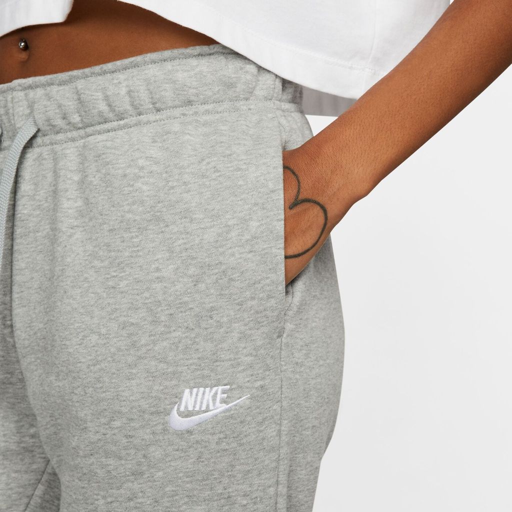Nike W Nsw Club Flc Mr Pant Std 063 Dk Grey Heather/White S Zdjęcie produktu 5