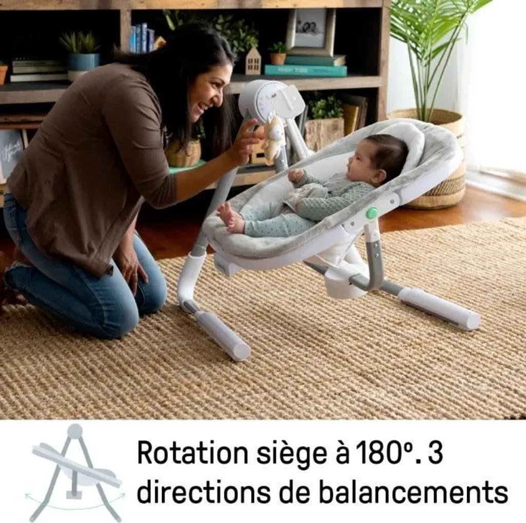 Balançoire Nomade Bébé AnyWay Sway Ray Idéale pour Petits Espaces - 2