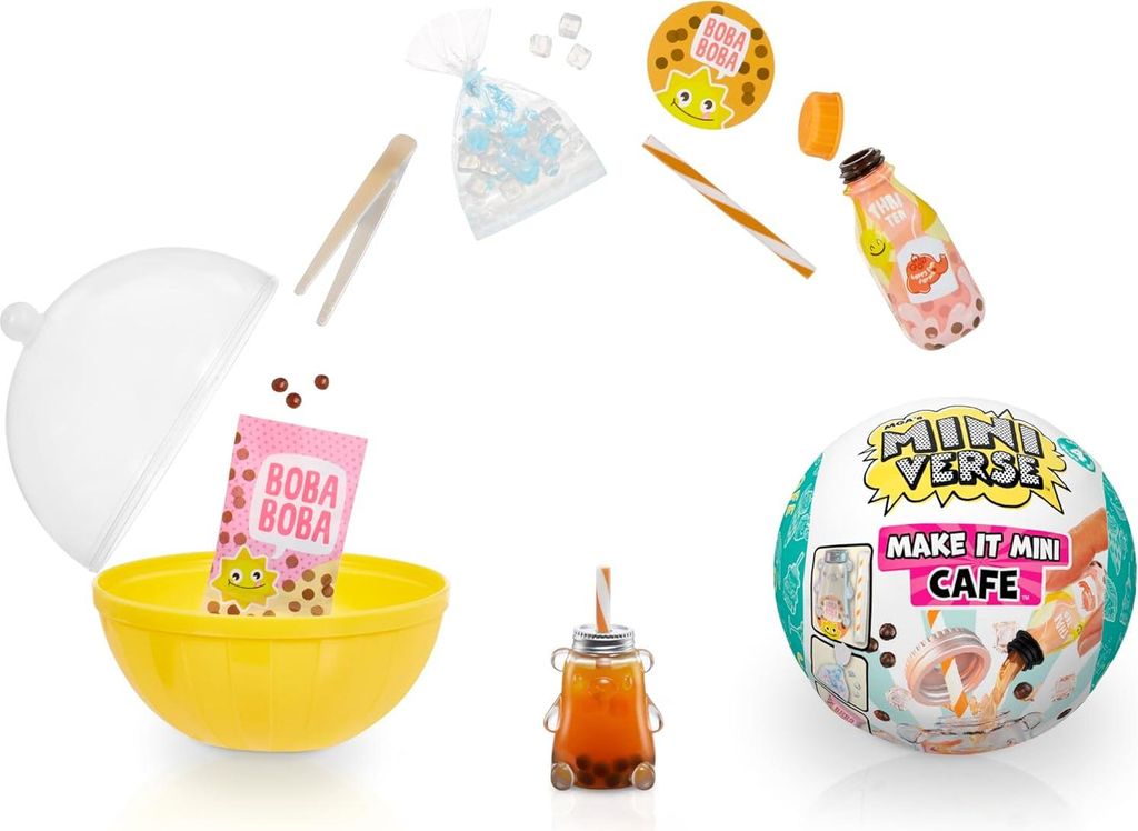 Miniverse Make It Mini Foods: Cafe in PDQ Series 4, 8 Jahr(e), Mehrfarbig, Kunststoff