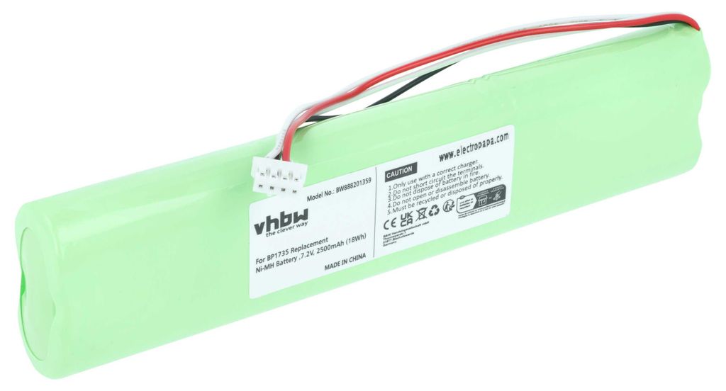 vhbw Akku Ersatz für Fluke BP1735 für Multimeter, Messgerät Produktbild 