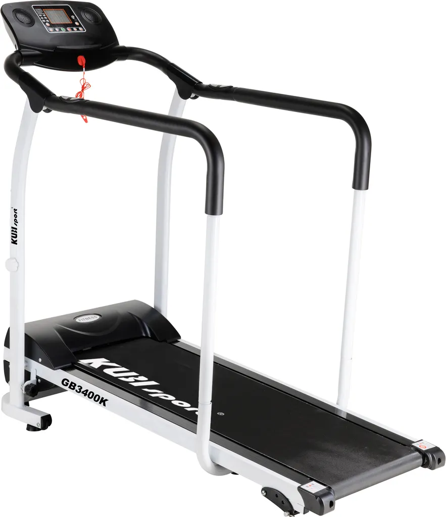 Tapis de course sécurisé GB3400K avec rampes latérales et écran LCD