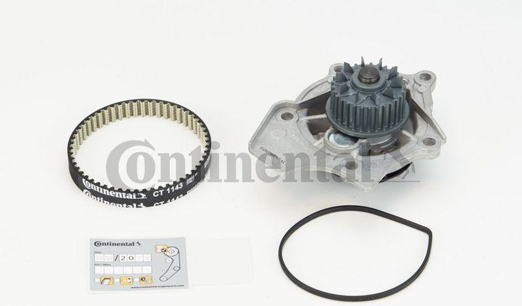 CONTINENTAL CTAM CT1143WP1 Wasserpumpe + Zahnriemensatz OE kompatibel mit A3 8P, A4 8K, A5 8T, A5 8F, A6 4G, A8 4H, Q3, Q5, TT, Alhambra, Altea, A...