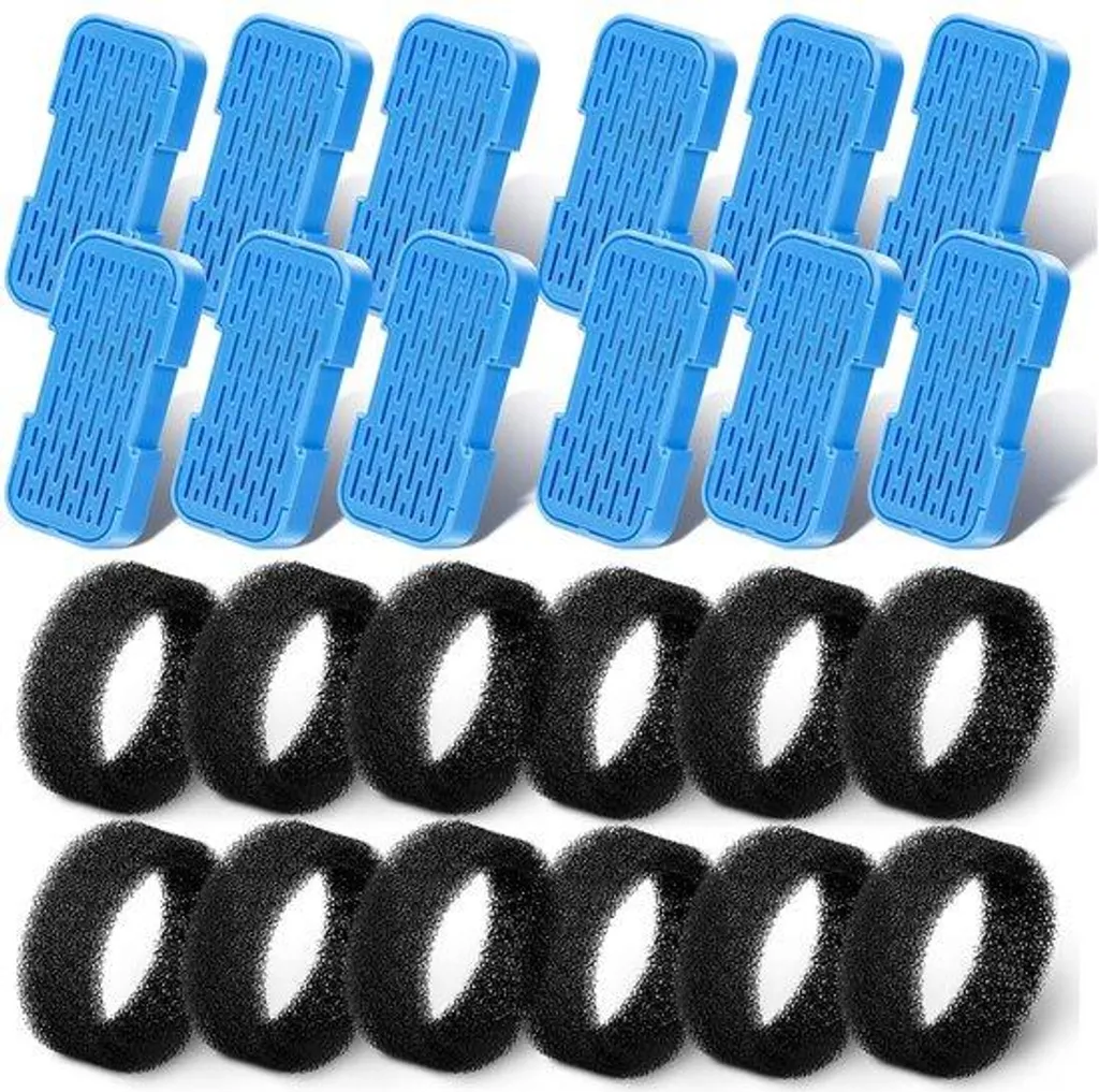 Kit de filtration d'eau 12 pièces compatible avec carafes filtrantes
