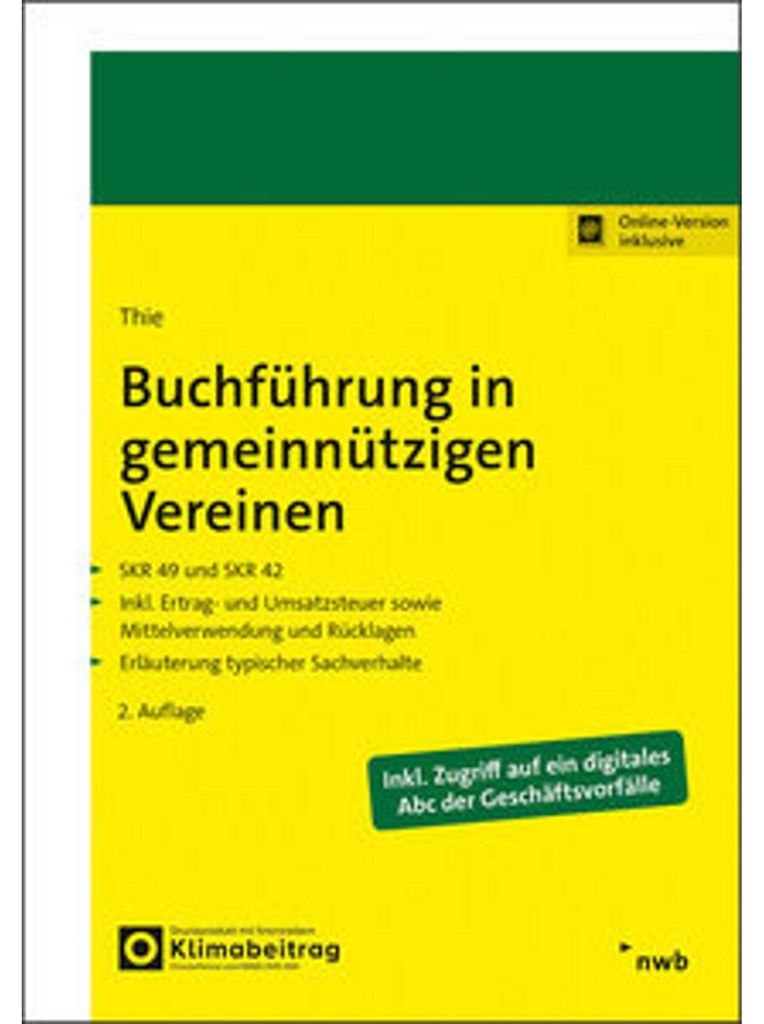 Buchführung in gemeinnützigen Vereinen