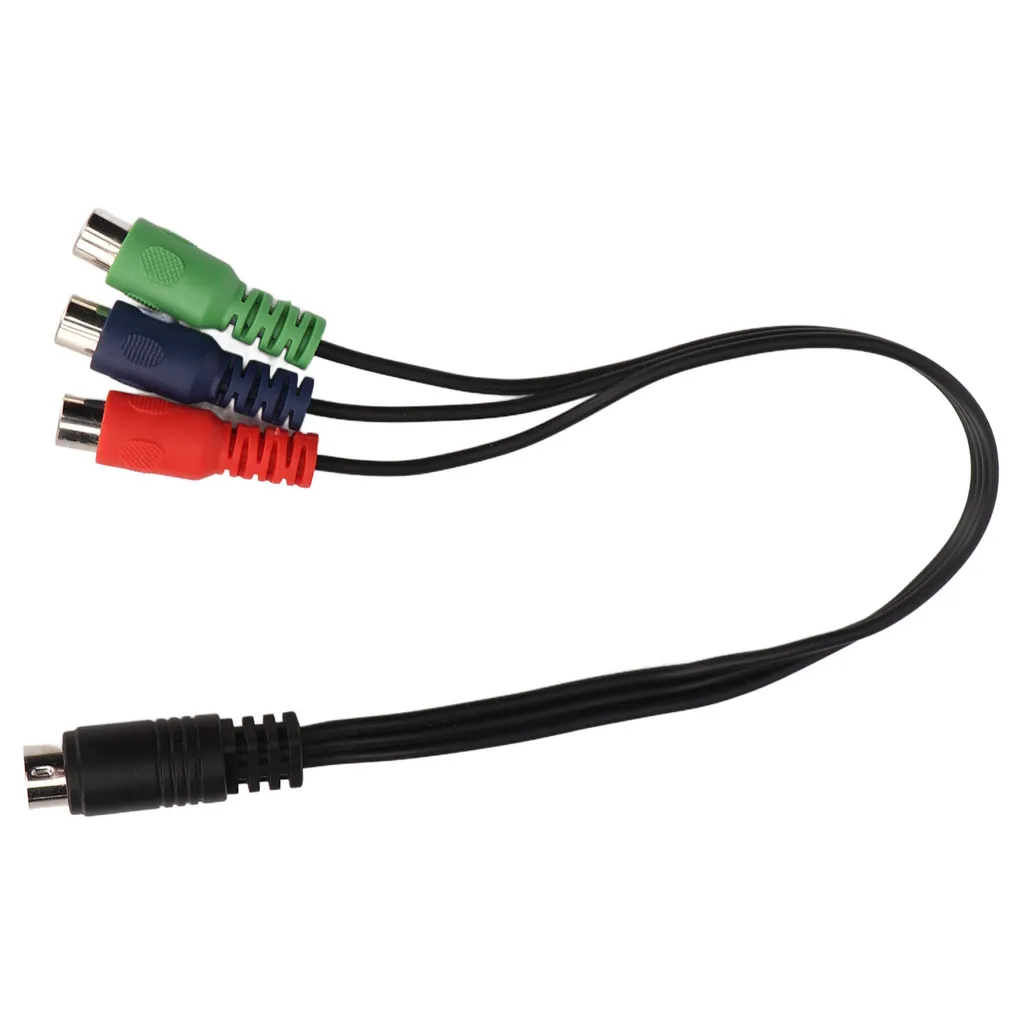 Adattatore MINI DIN 9 Pin Maschio a 3 RCA Femmina | Cavo Video RGB Pro