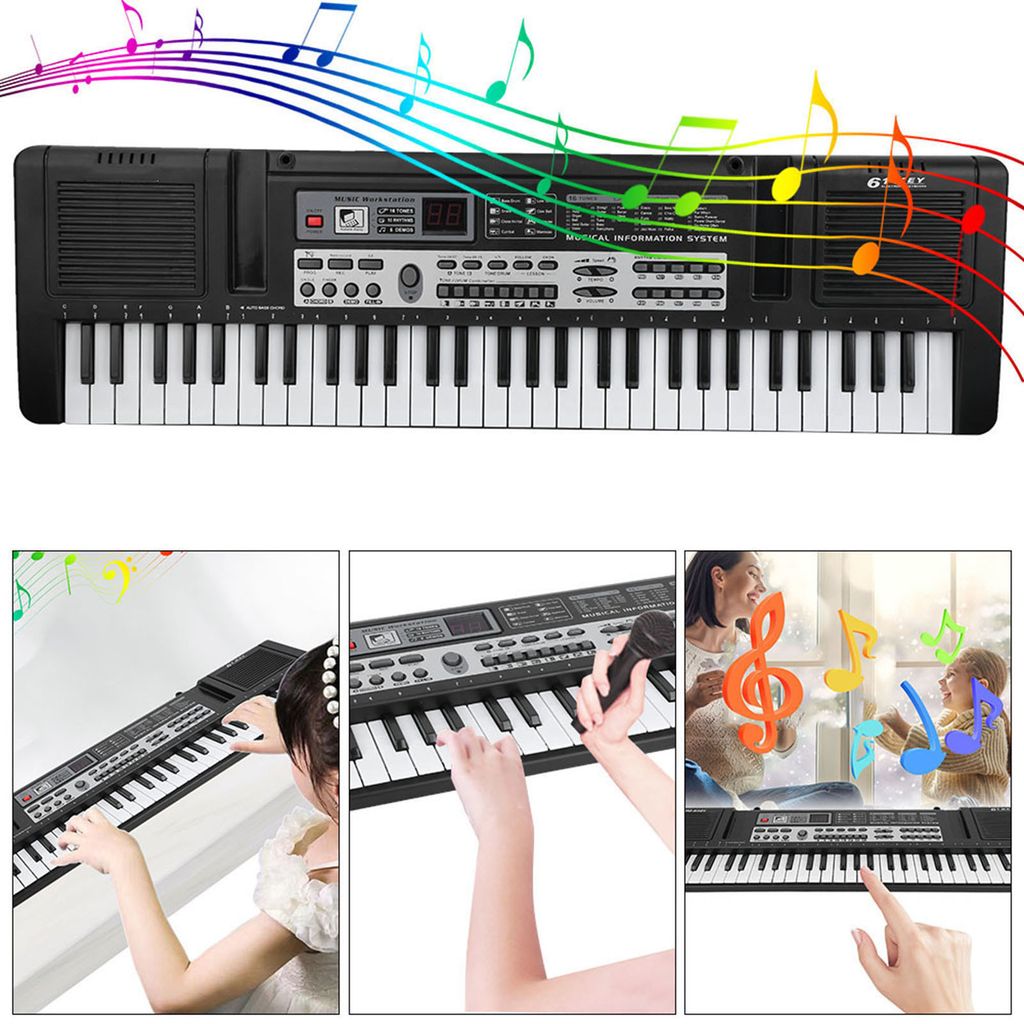 61 kláves Keyboard, klávesnice Piano Electronic Keyboard Obrázek produktu 4
