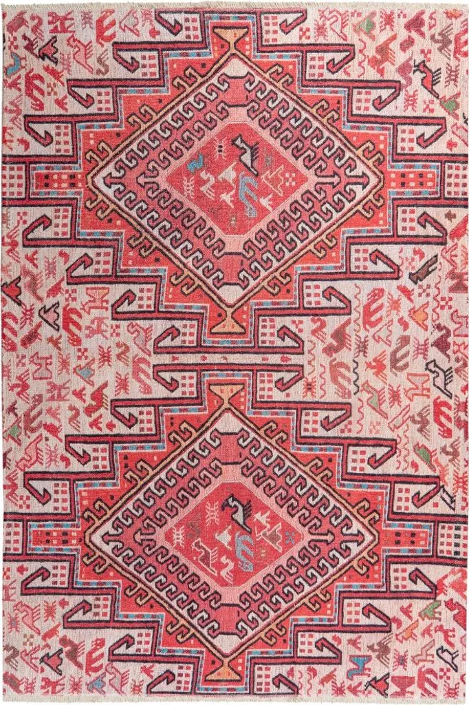Tapis de salon et terrasse My Ethno 264 multicolore grand format 150x230