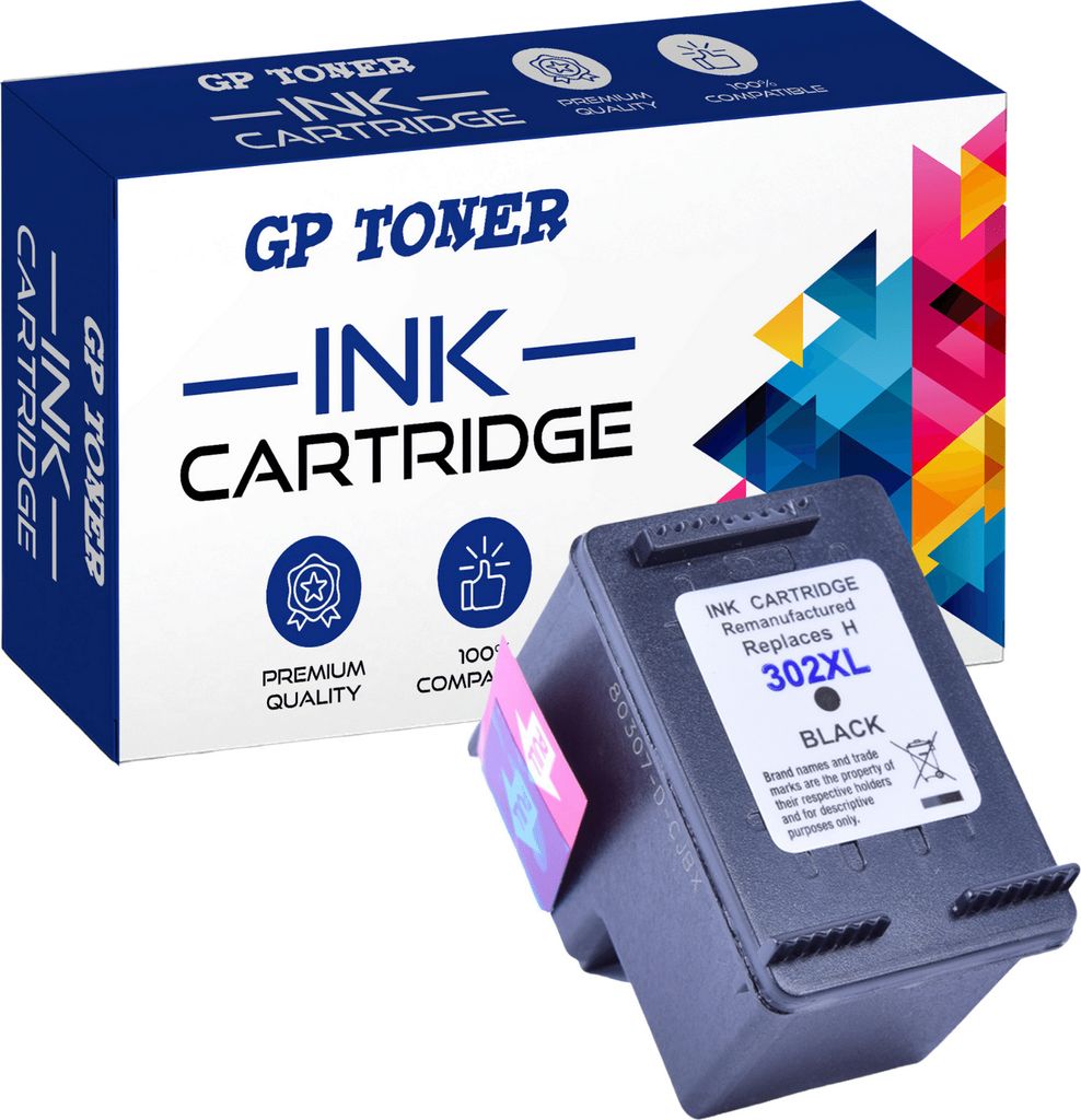 Druckerpatrone XL für HP 302XL DeskJet 2130 3630 OfficeJet 4650 3830 Envy 4520