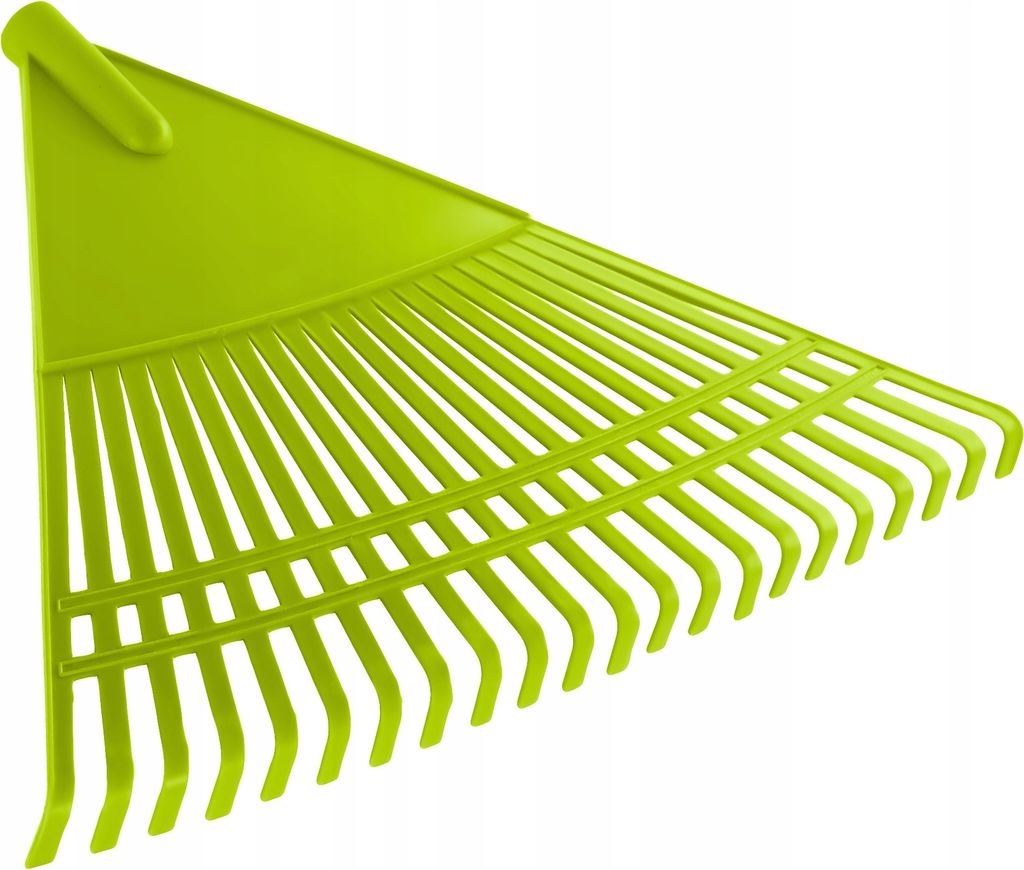KADAX Kunststoff-Graslaubharke ohne Stiel, Breite 60 cm, 22 Zähne