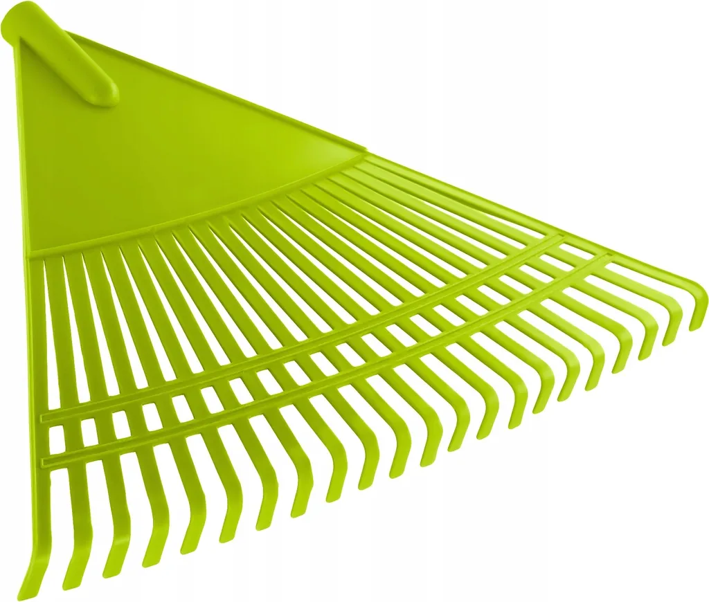 Balai à gazon grand format 60 cm pour ramassage de feuilles mortes