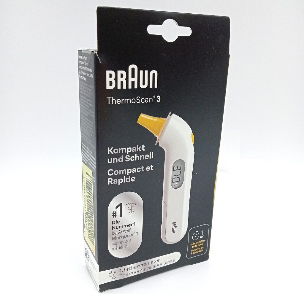 Braun ThermoScan 3 Contact White Ear Zdjęcie produktu 37