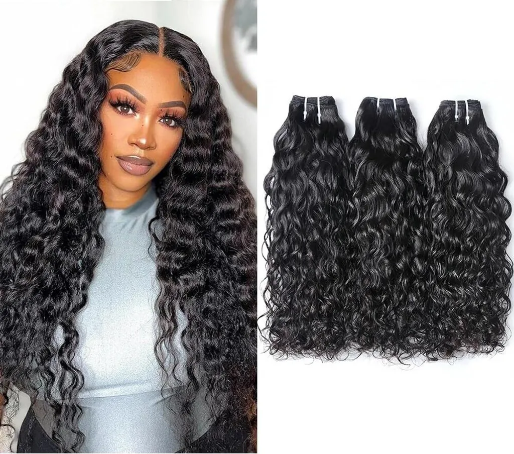 Urshiney 800 Boucles Ondulées - Mèches de Cheveux Humains Naturels