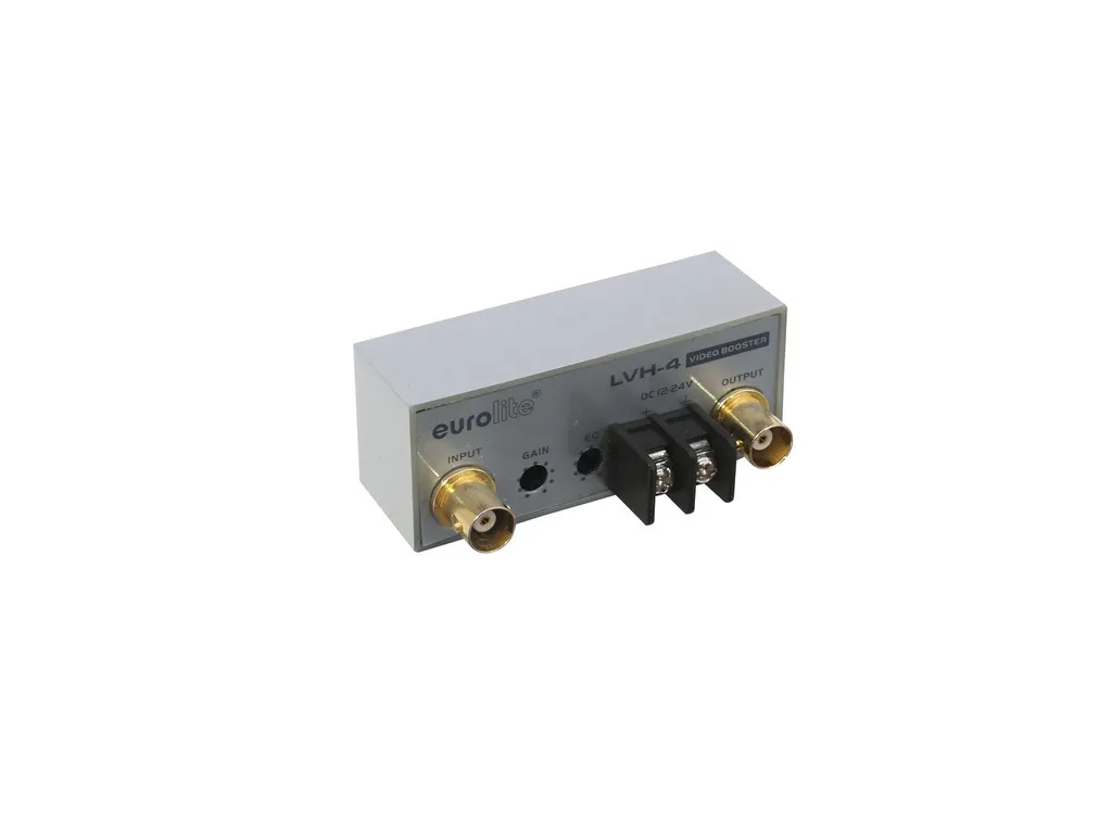 Eurolite LVH-4 Amplificatore Segnale Video BNC con Equalizzatore