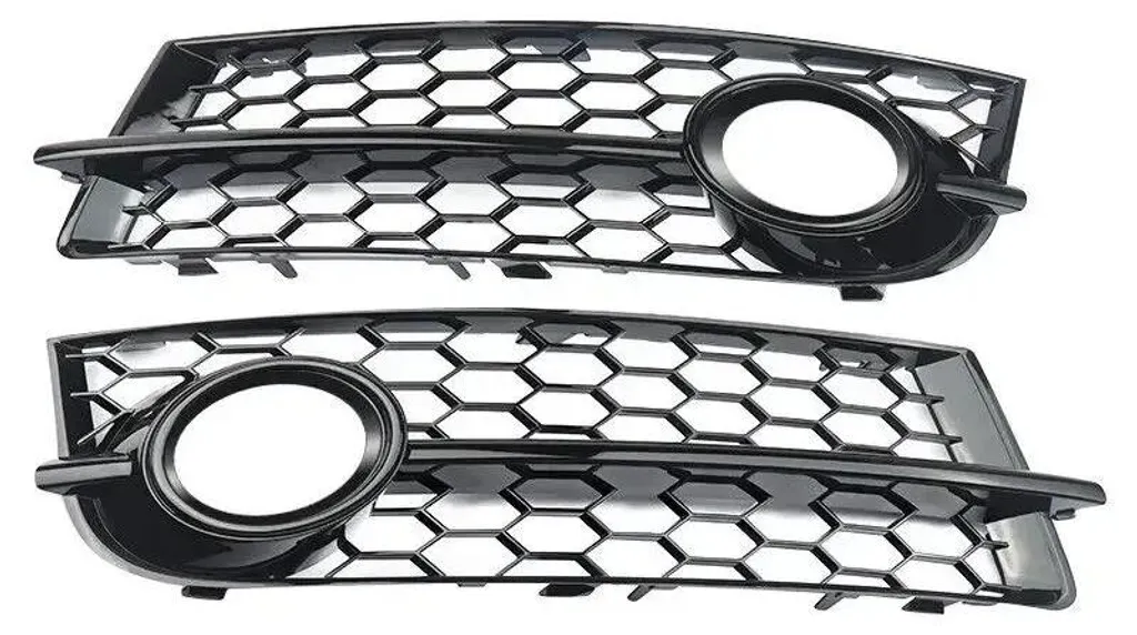 Grille de Calandre Nid d'Abeille pour Audi TT 8J - Look RS Noir Brillant