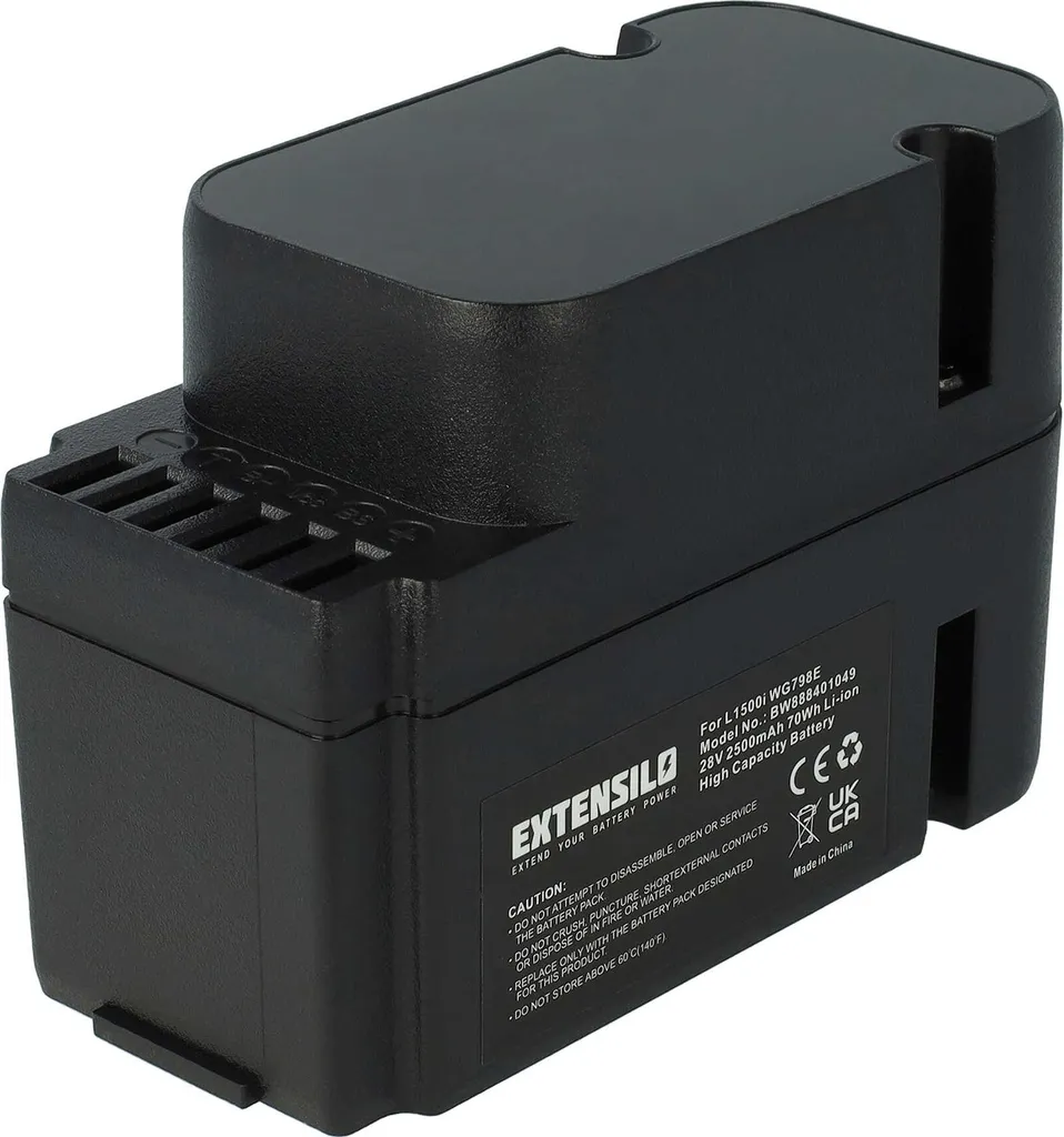 Batteria Worx Landroid 28V 2.5Ah per L1500i WG798E WA3225 WA3226