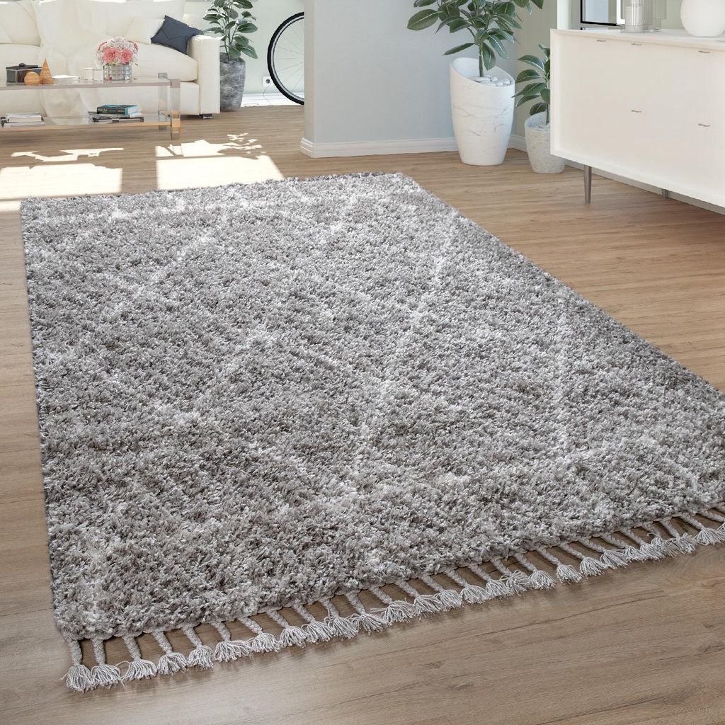 Paco Home Teppich Wohnzimmer Hochflor Skandinavisches Produktbild 