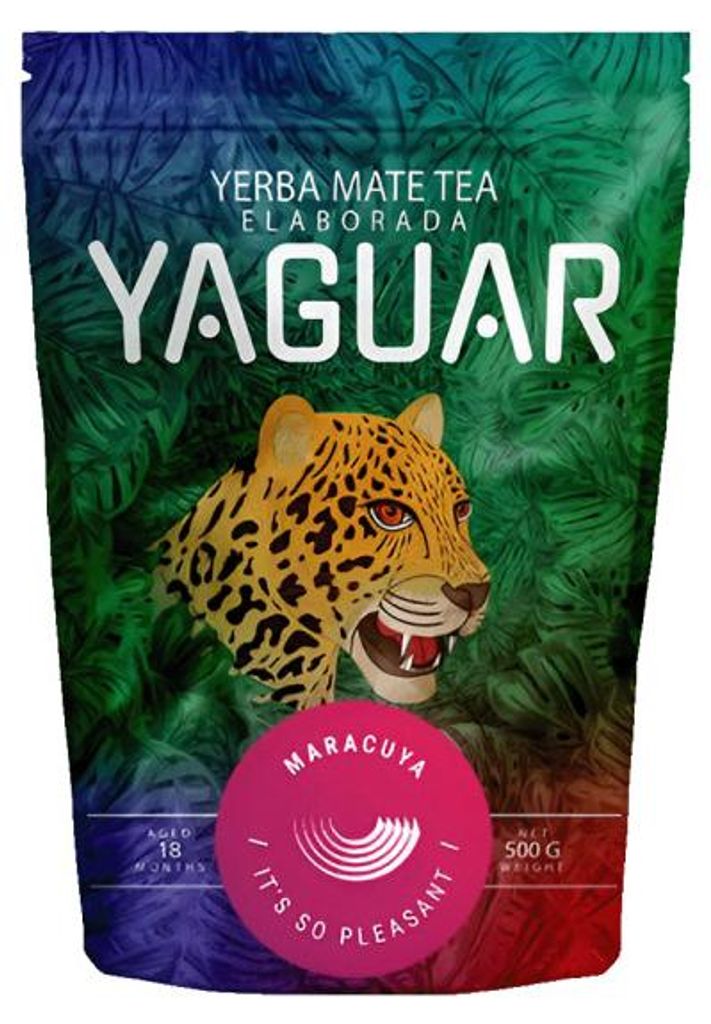 Yaguar - Mate Tee Maracuya 500g - Passionsfrucht, Produktbild 
