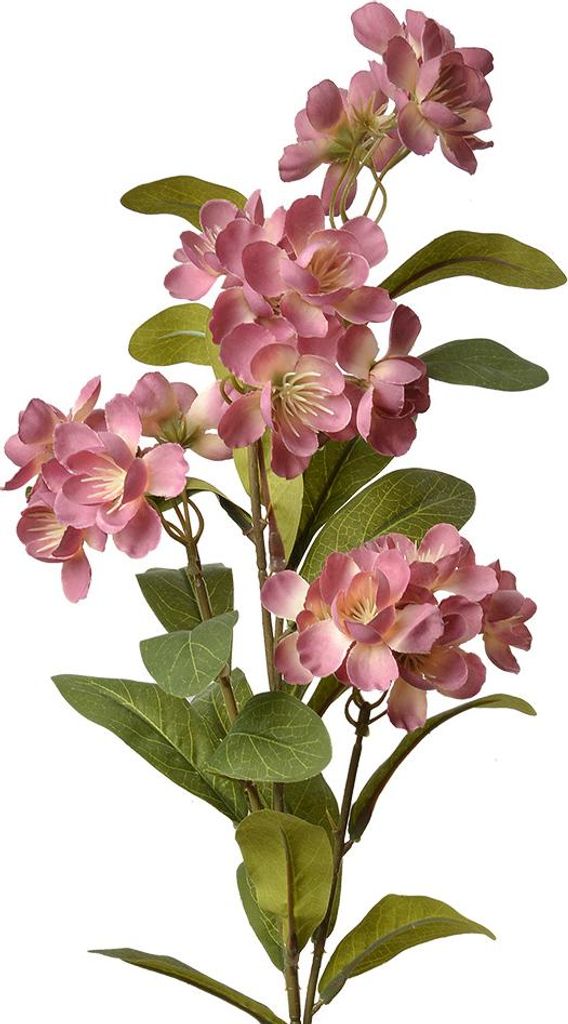 Clayre & Eef Kunstblume 70 cm Rosa Kunststoff