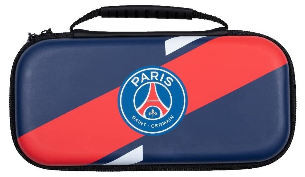 Konix PSG Schutzhülle für Nintendo Switch, Aufbewahrung für 8 Spiele, Marineblau und Rot