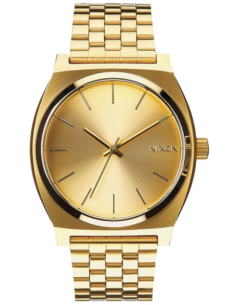 Nixon The Time Teller A045-1511 All Gold Gold Herren Armbanduhr