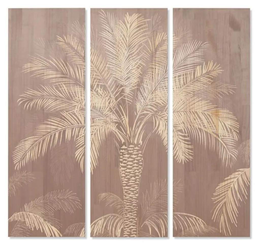 Aménager un salon moderne avec les cadres ESPRIT Pin 40 x 3,6 x 120 cm