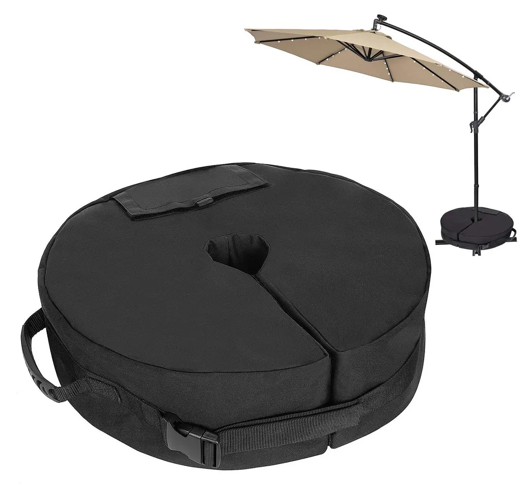 Poids de lestage pour pied de parasol sac à remplir 40kg universel