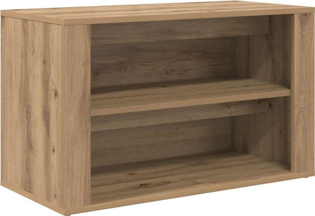vidaXL Schuhregal Artisan-Eiche 75 x 35 x 45 cm Holzwerkstoff