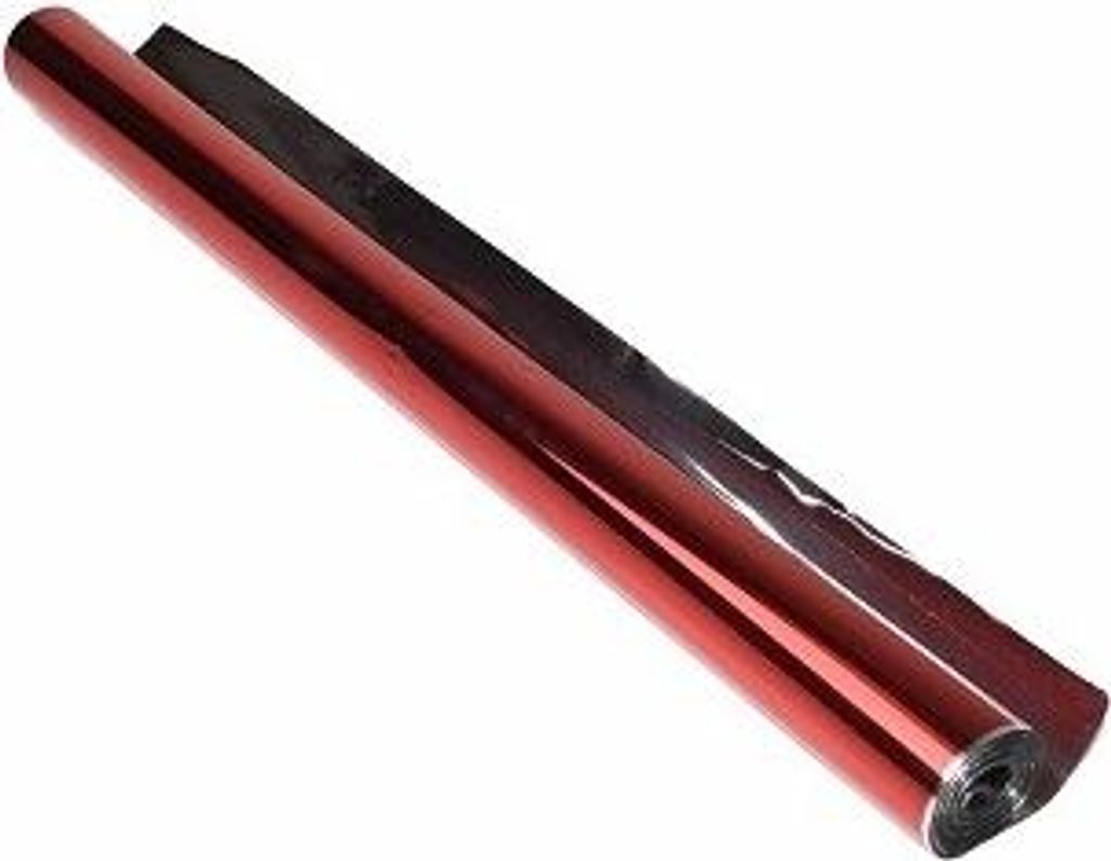 Cellophanfolie Rolle 100 cm x 25 m Rot 30 mic